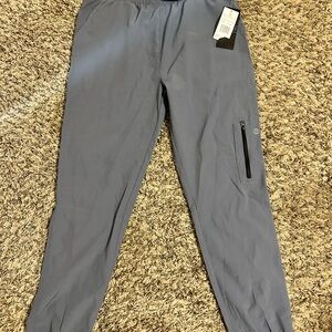 Balance Collection Gray Joggers with Zip Pocket